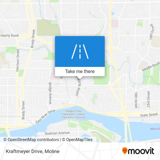 Mapa de Kraftmeyer Drive