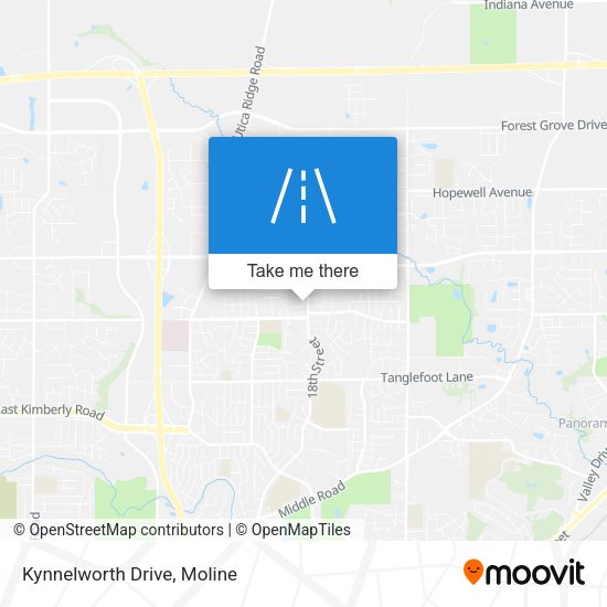 Mapa de Kynnelworth Drive