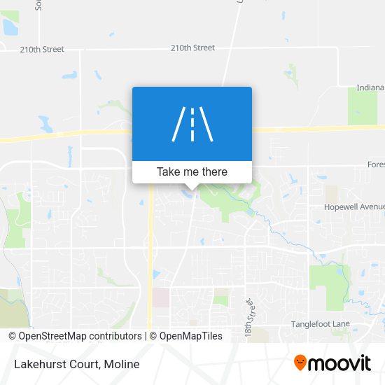 Mapa de Lakehurst Court