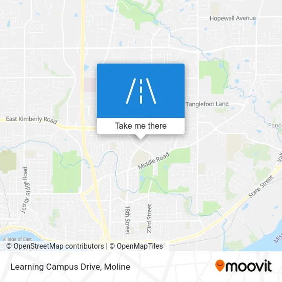 Learning Campus Drive map