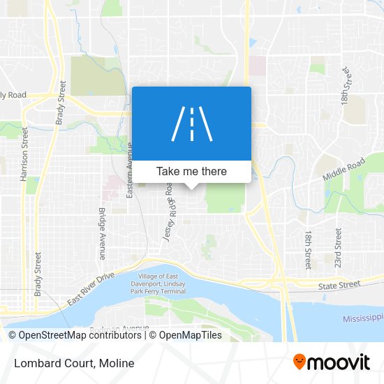 Mapa de Lombard Court