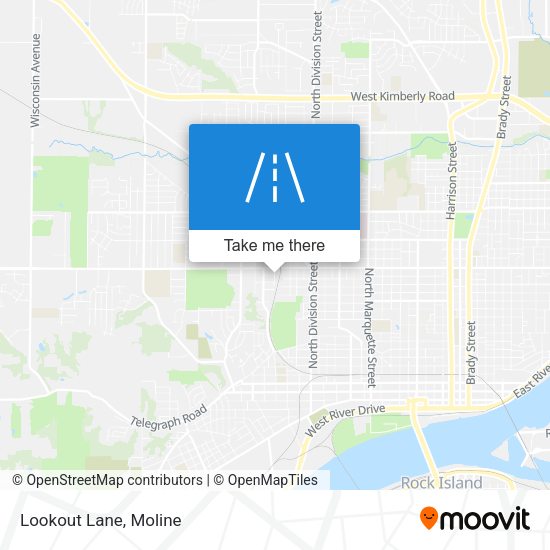 Mapa de Lookout Lane
