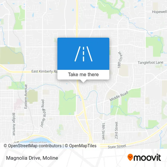 Magnolia Drive map
