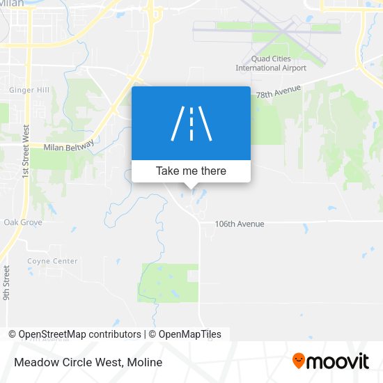 Mapa de Meadow Circle West