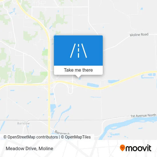 Meadow Drive map