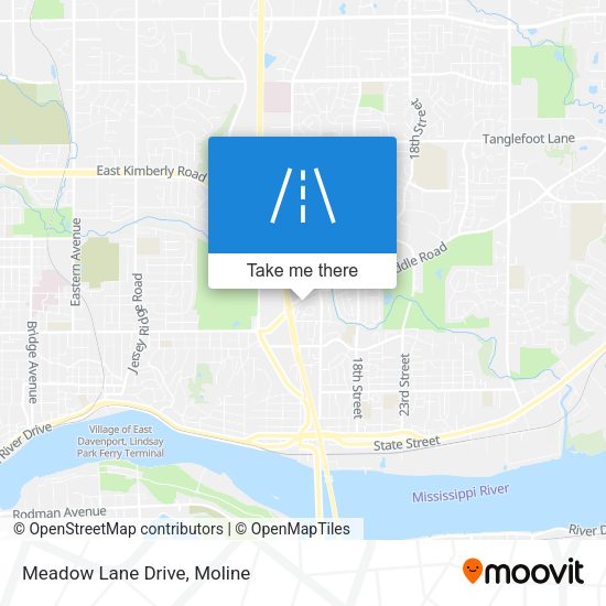 Mapa de Meadow Lane Drive