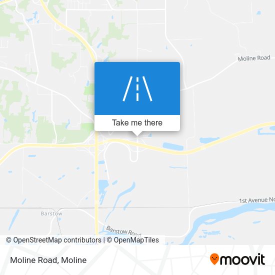 Moline Road map