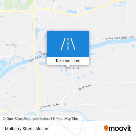 Mapa de Mulberry Street
