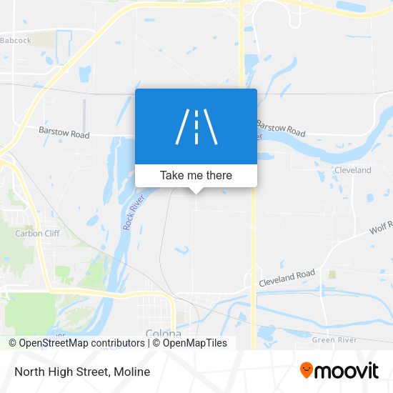 Mapa de North High Street