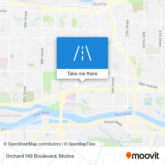 Orchard Hill Boulevard map