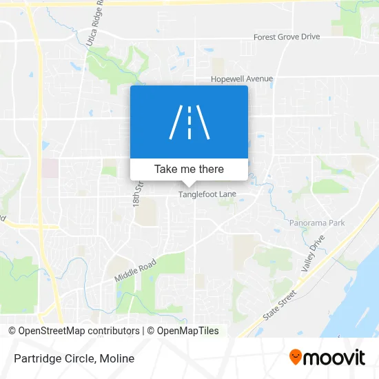 Partridge Circle map