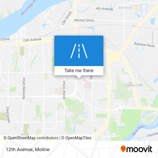 Mapa de 12th Avenue