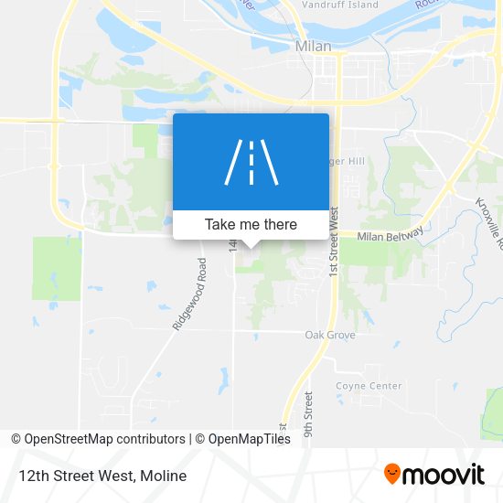 Mapa de 12th Street West