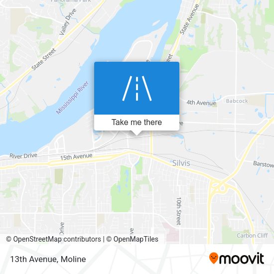 Mapa de 13th Avenue