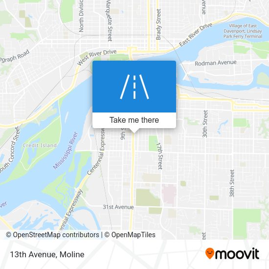 Mapa de 13th Avenue