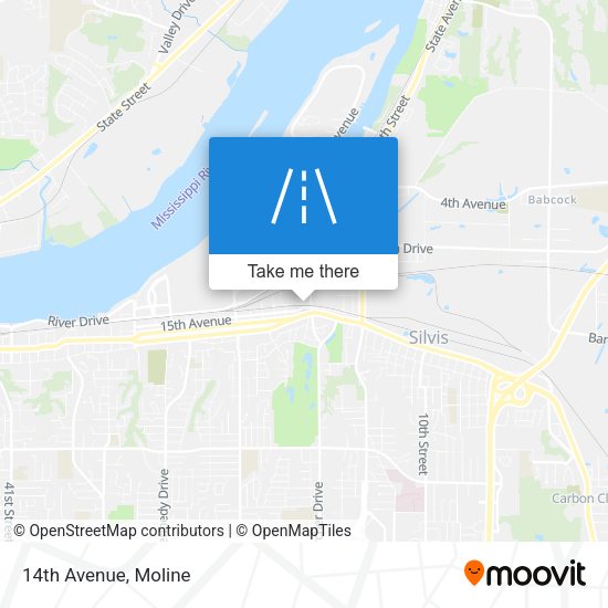 Mapa de 14th Avenue