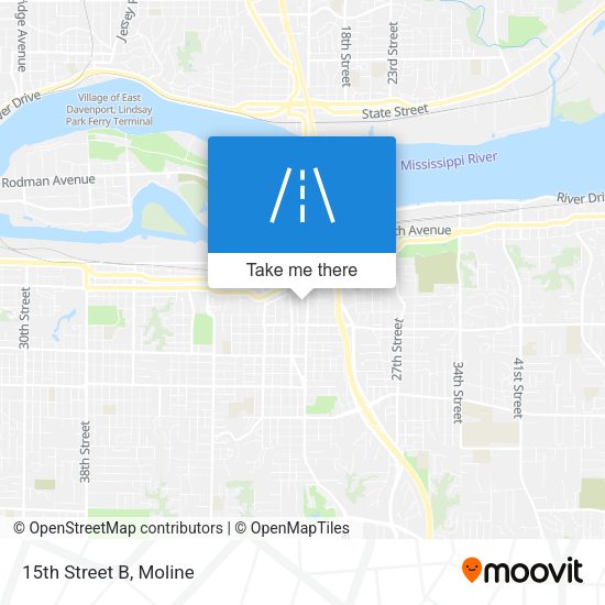 15th Street B map
