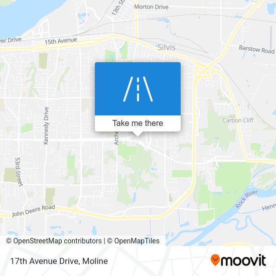 Mapa de 17th Avenue Drive