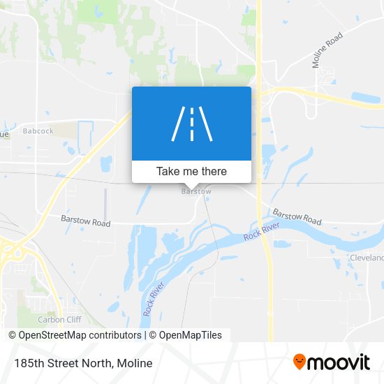 185th Street North map