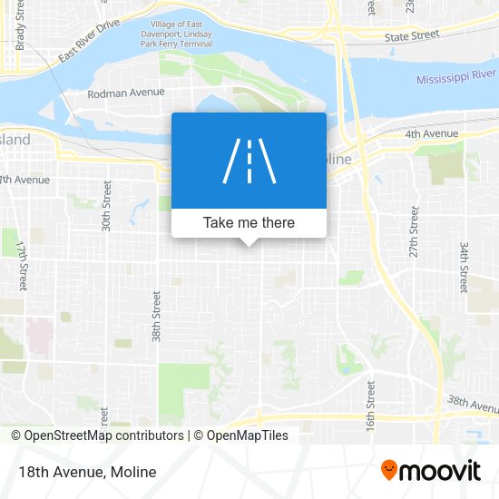 Mapa de 18th Avenue