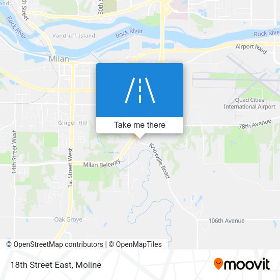 Mapa de 18th Street East