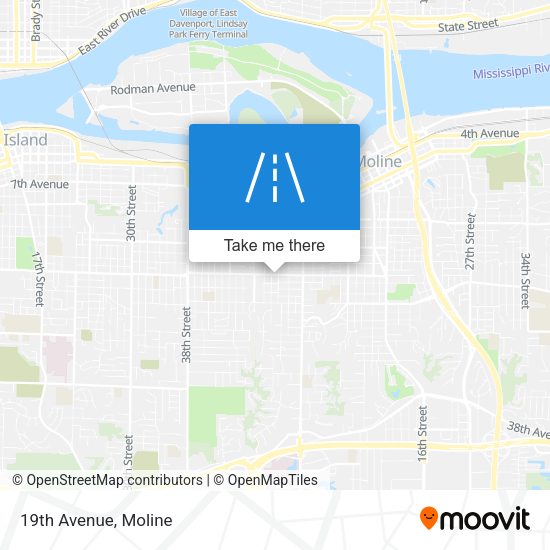 Mapa de 19th Avenue