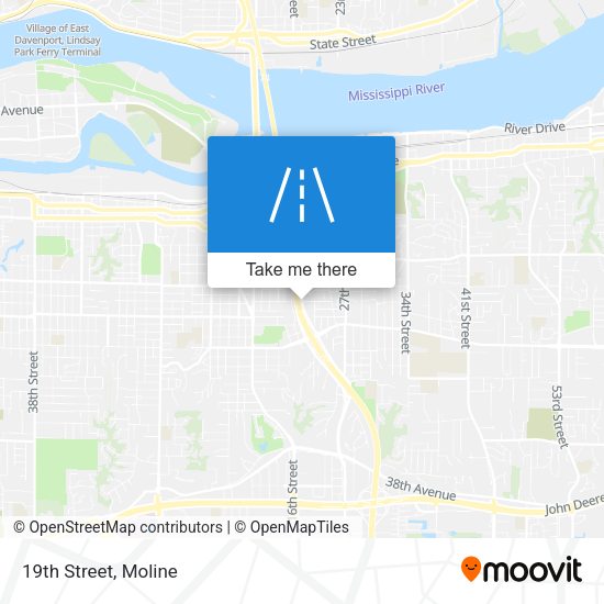 Mapa de 19th Street