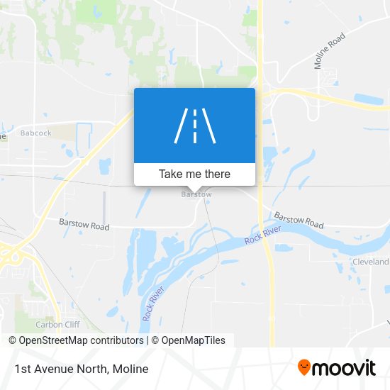Mapa de 1st Avenue North