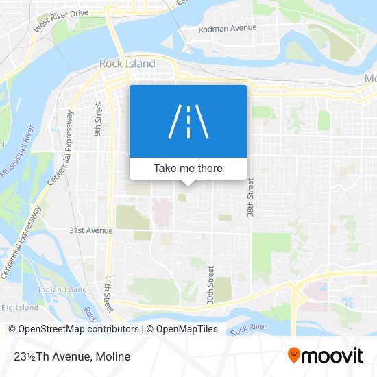 Mapa de 23½Th Avenue