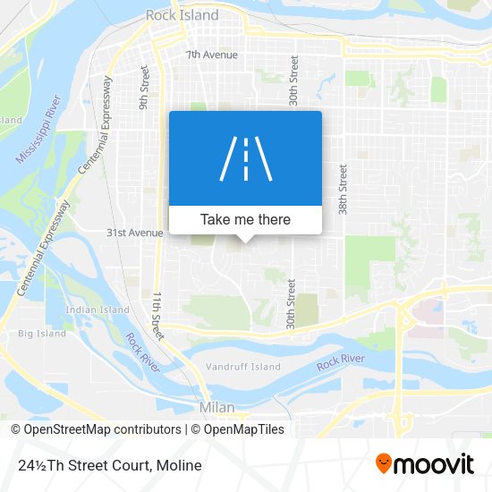 Mapa de 24½Th Street Court