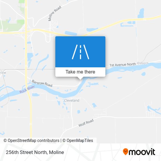 Mapa de 256th Street North