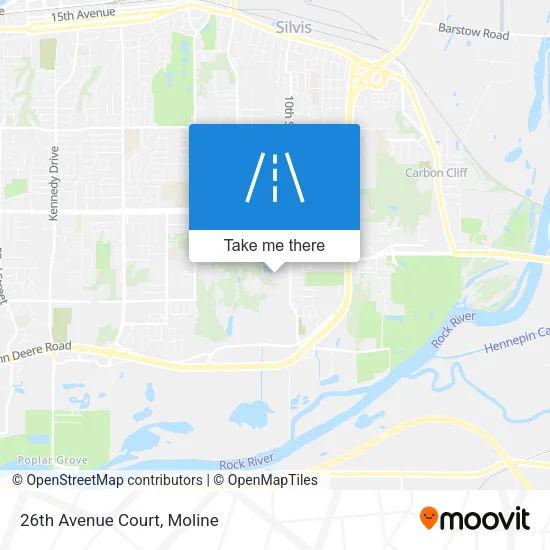 26th Avenue Court map