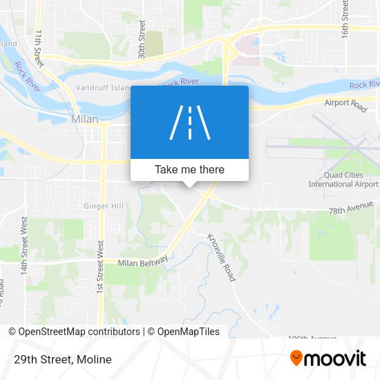 Mapa de 29th Street