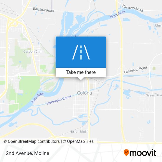 Mapa de 2nd Avenue