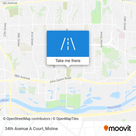 34th Avenue A Court map