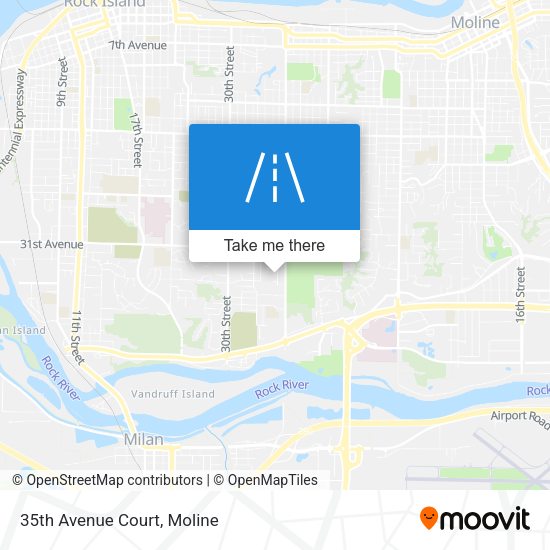 Mapa de 35th Avenue Court