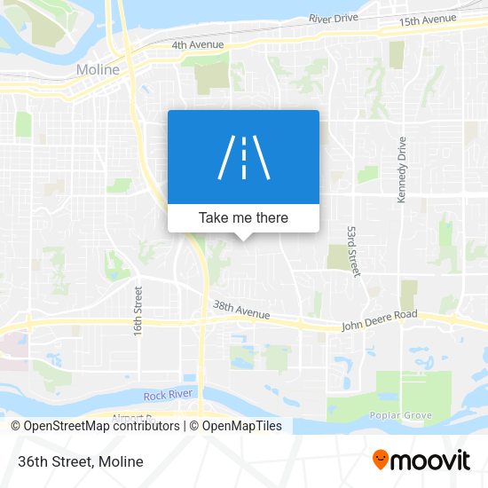 Mapa de 36th Street