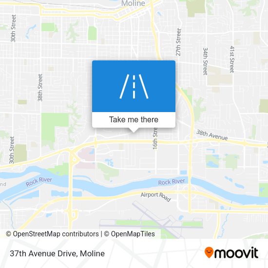 Mapa de 37th Avenue Drive