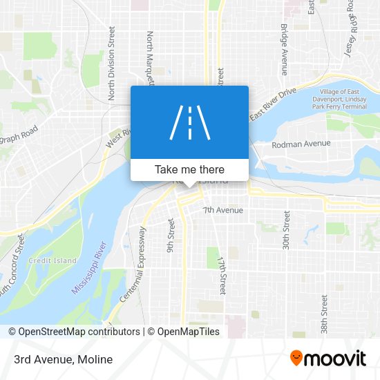 Mapa de 3rd Avenue