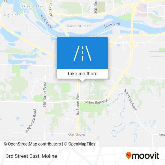 Mapa de 3rd Street East