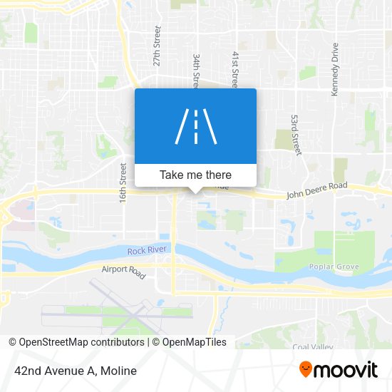 Mapa de 42nd Avenue A