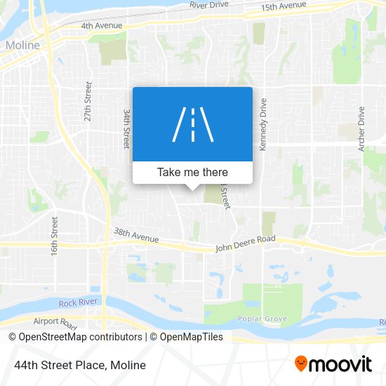 Mapa de 44th Street Place