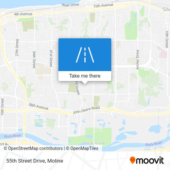 Mapa de 55th Street Drive