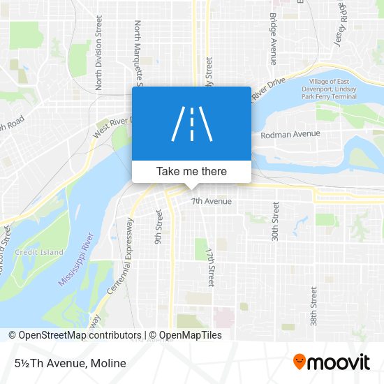 Mapa de 5½Th Avenue