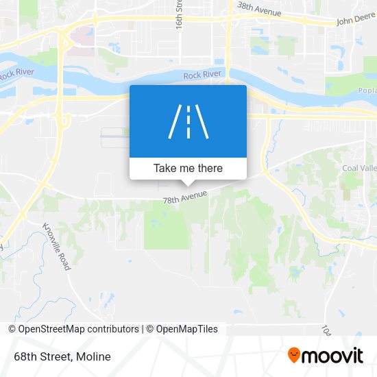 Mapa de 68th Street