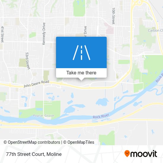 Mapa de 77th Street Court
