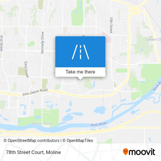 Mapa de 78th Street Court