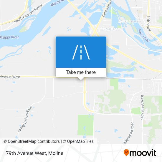 Mapa de 79th Avenue West