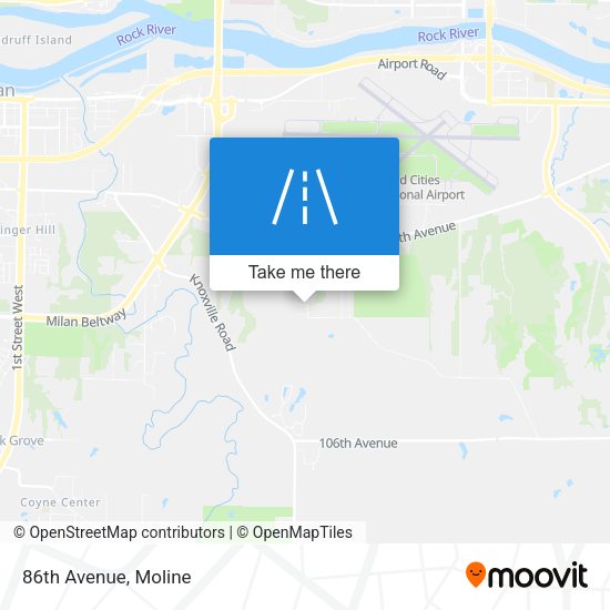 Mapa de 86th Avenue