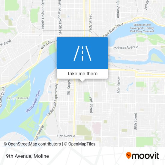 Mapa de 9th Avenue
